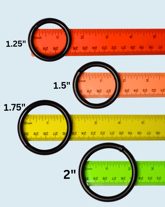 Black O-Ring Multisize 4-Pack (Nickel Free)