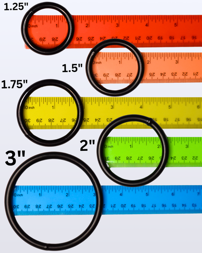 Black O-Ring Multisize 5-Pack (Nickel Free)