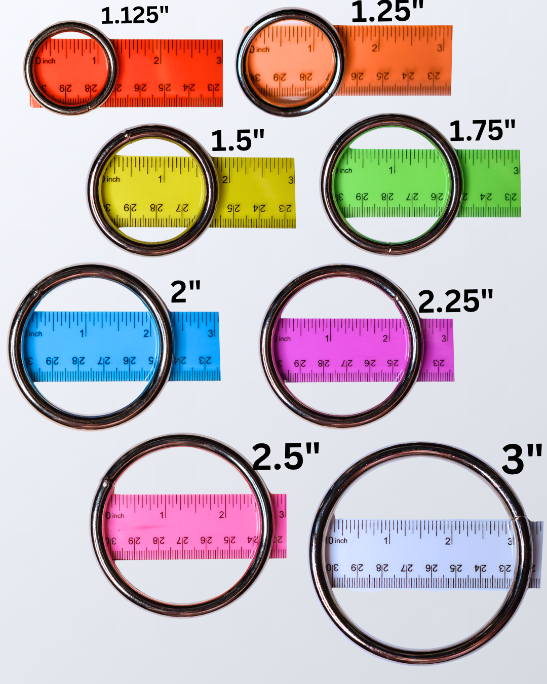 O-Ring ALL Sizes 8-pack (Nickel Plated)