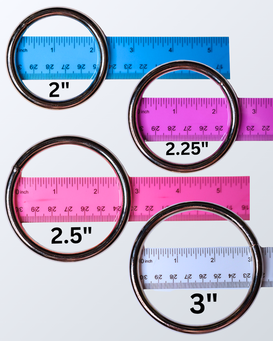 O-Ring Large Sizes 4-Pack (Nickel Plated)