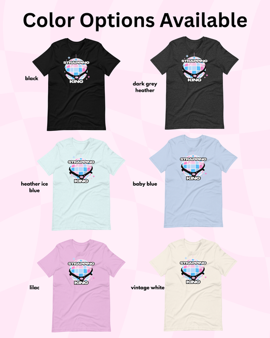 Strapping King T-Shirt (Trans Flag)