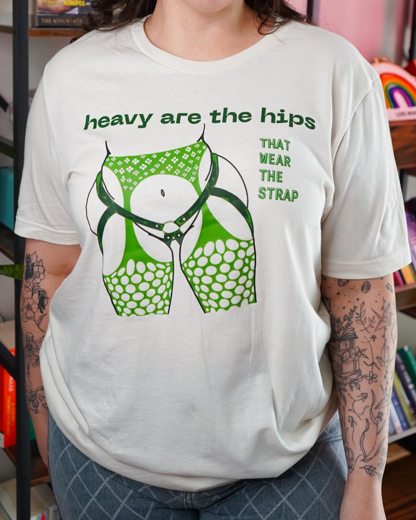 Heavy Are the Hips (Green Graphic) T-Shirt