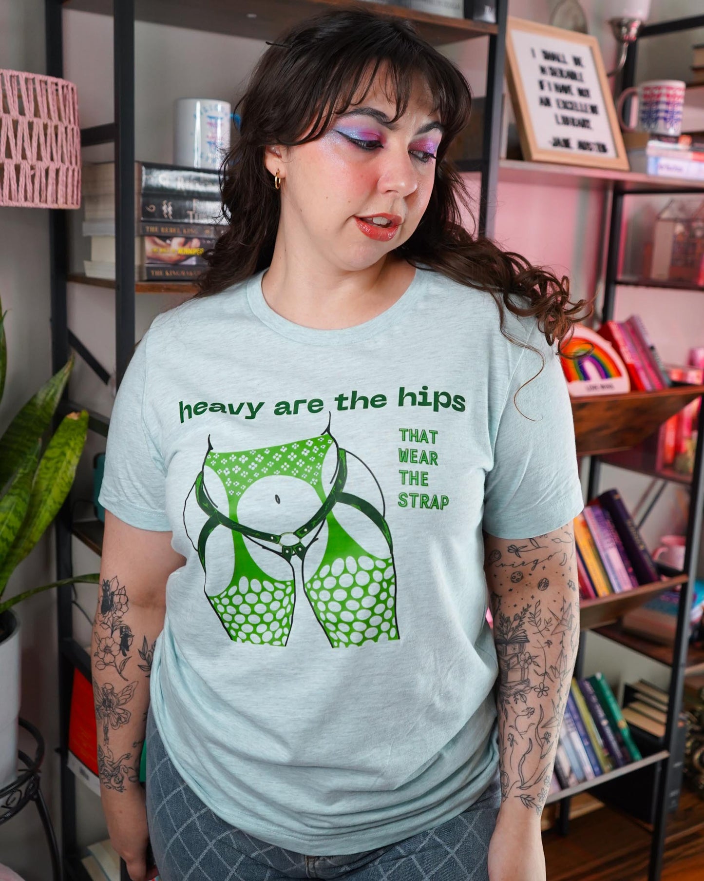 Heavy Are the Hips (Green Graphic) T-Shirt