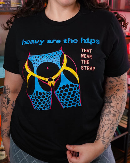 Heavy Are the Hips T-Shirt (Pan Flag Graphic)