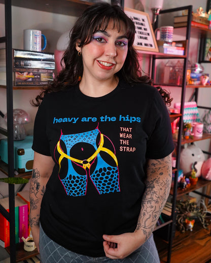 Heavy Are the Hips T-Shirt (Pan Flag Graphic)