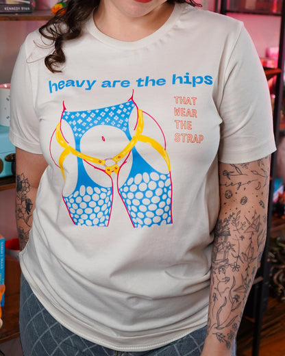 Heavy Are the Hips T-Shirt (Pan Flag Graphic)