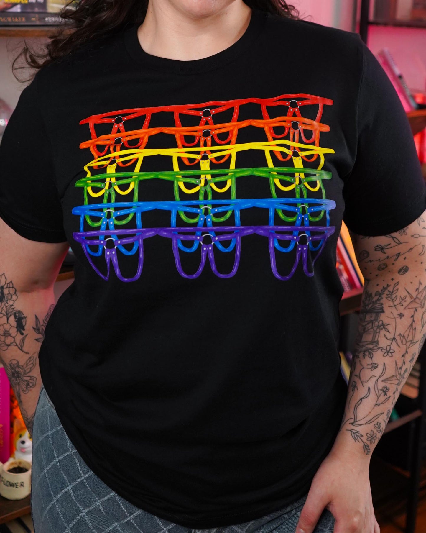 Rainbow Flag Harness T-Shirt