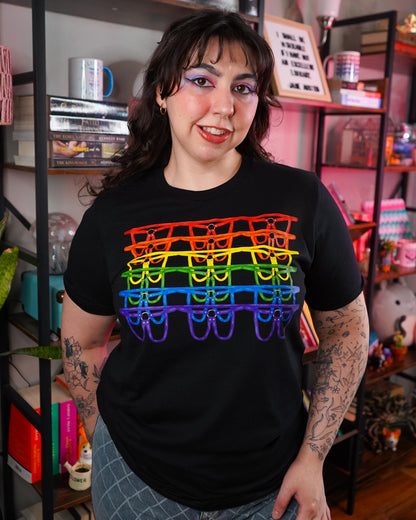 Rainbow Flag Harness T-Shirt