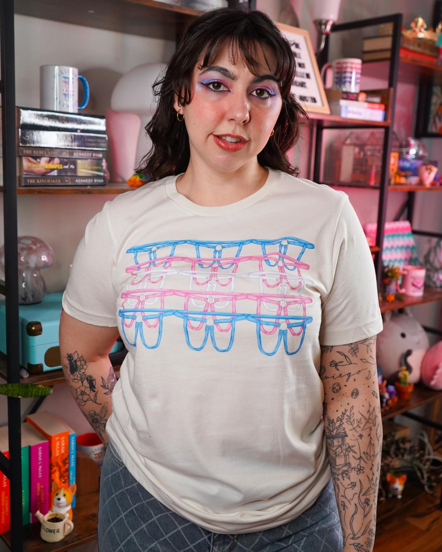 Trans Flag Harness T-Shirt