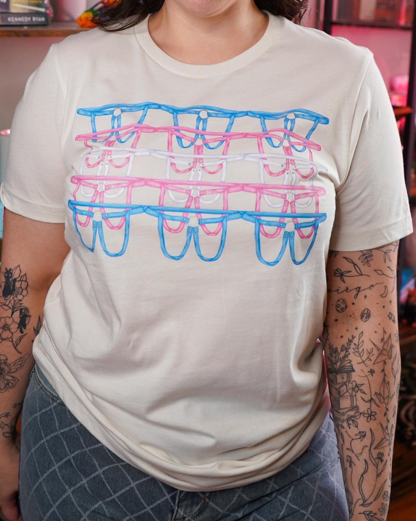 Trans Flag Harness T-Shirt