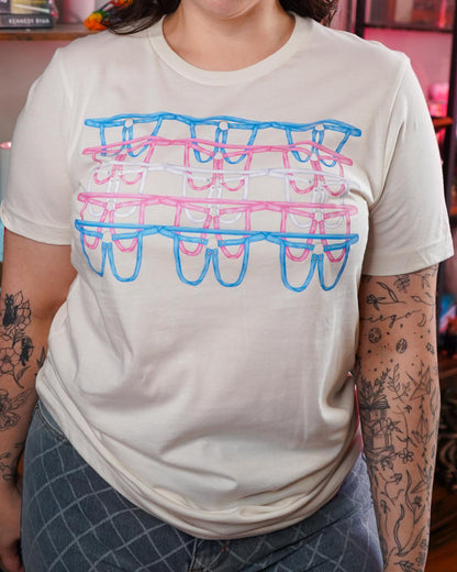 Trans Flag Harness T-Shirt