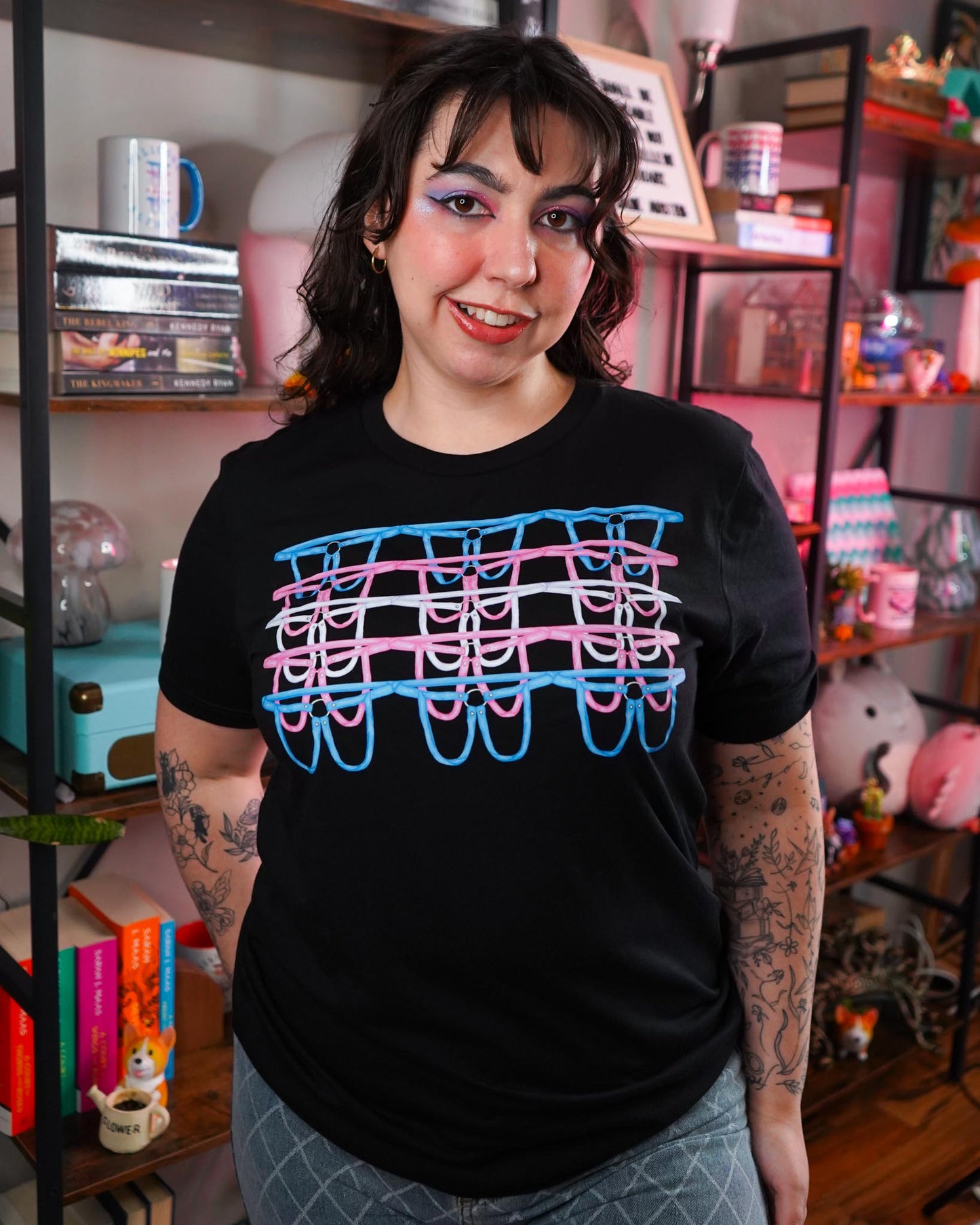 Trans Flag Harness T-Shirt