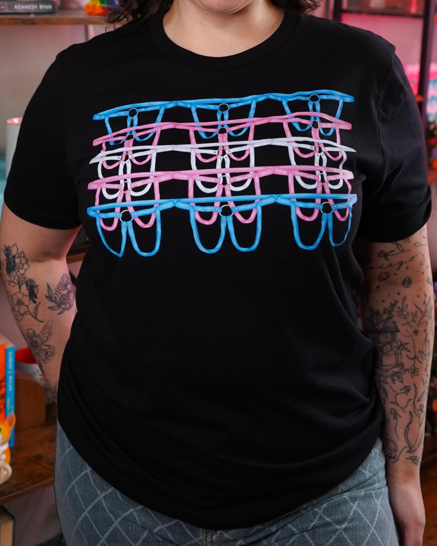 Trans Flag Harness T-Shirt