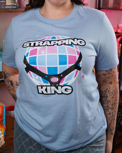 Strapping King T-Shirt (Trans Flag)
