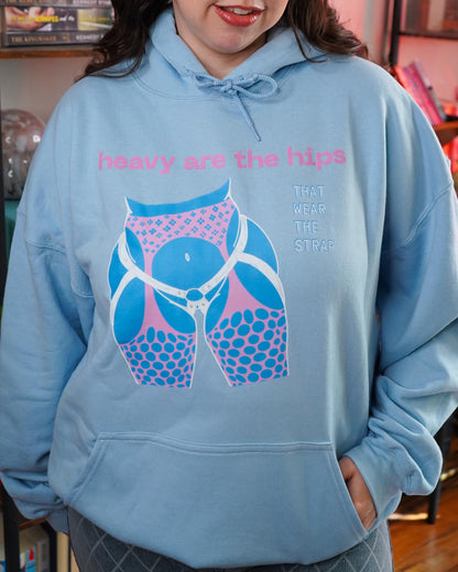 Heavy Are the Hips Hoodie (Trans Flag Graphic)