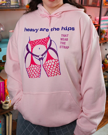 Heavy Are the Hips Hoodie (Bi Flag Graphic)