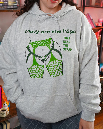Heavy Are the Hips Hoodie (Green Graphic)