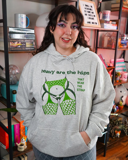 Heavy Are the Hips Hoodie (Green Graphic)