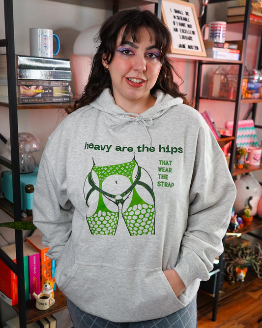 Heavy Are the Hips Hoodie (Green Graphic)