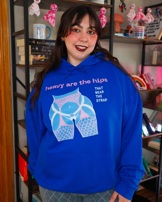 Heavy Are the Hips Hoodie (Trans Flag Graphic)
