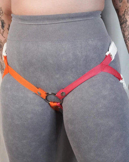 Lesbian 2 Flag Harness