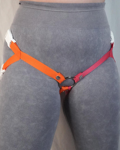 Lesbian 2 Flag Harness