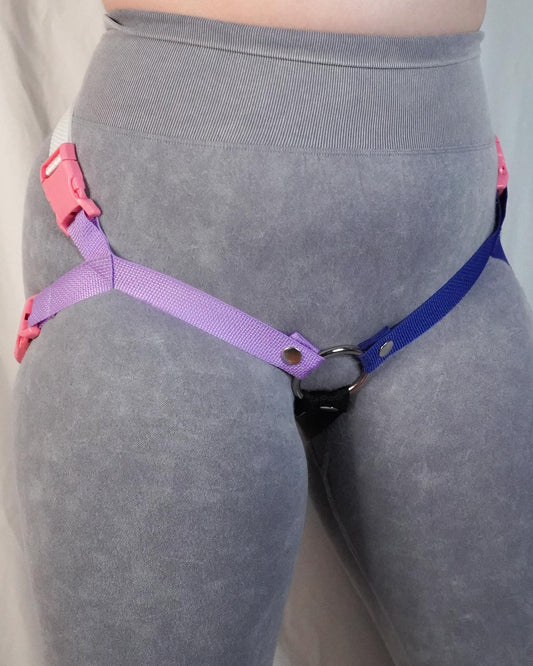 Genderfluid Flag Harness