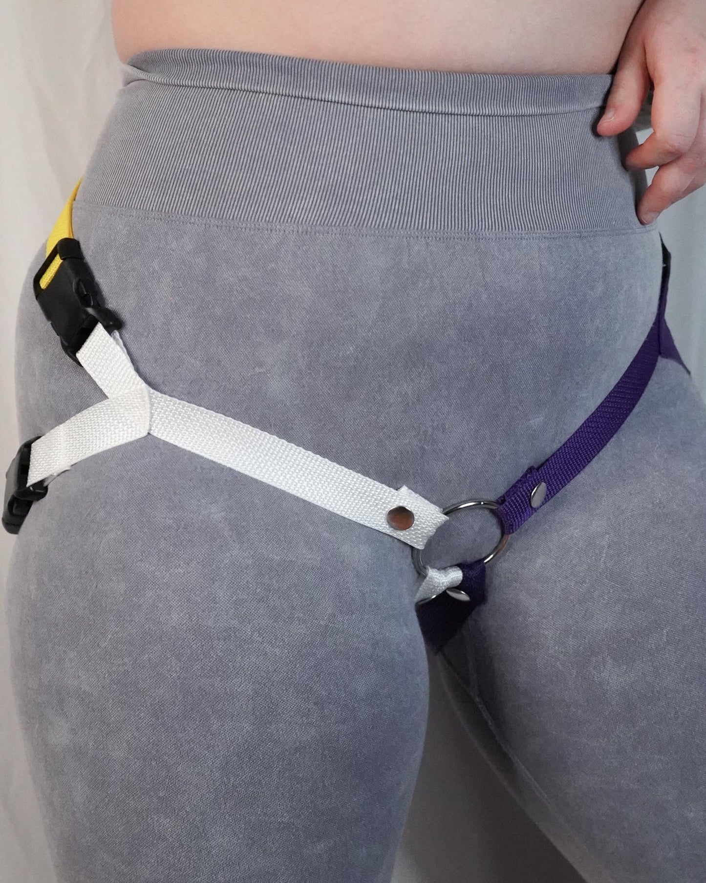 Nonbinary Flag Harness